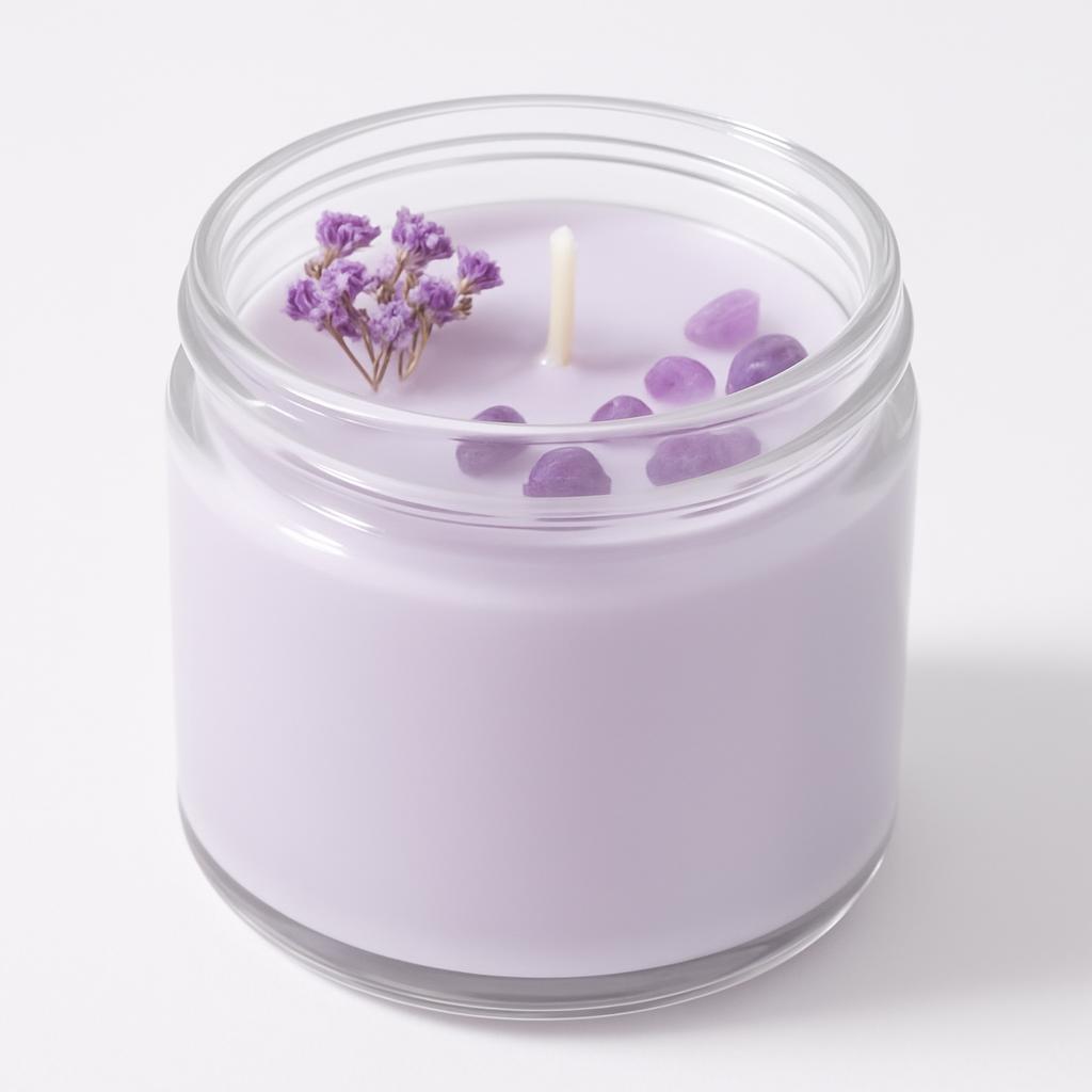 Lavender intention candle from The Quiet Moon